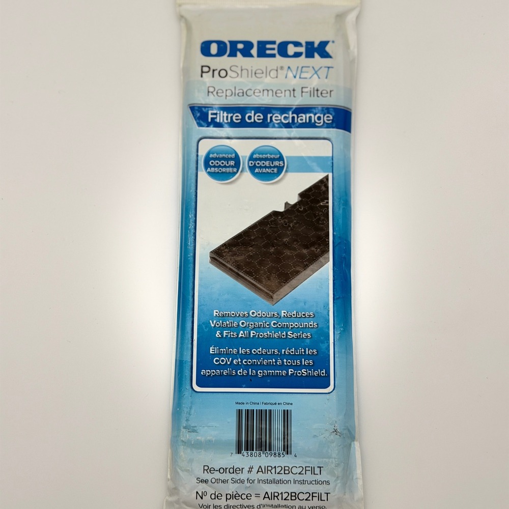 2 Oreck ProShield NEXT Replacement Air‎ Purifier Filters AIR12BC2FILT Fits All